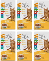 Webbox Lick-e-Lix Yoghurt with Cheese and Taurine 5 x 15g Sachets (Pack of 6)